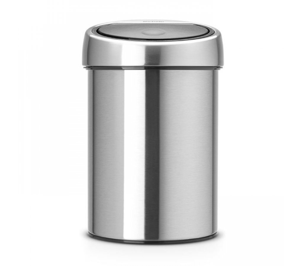 

Мусорный бак Brabantia Touch Bin 3л Матовая сталь, 52412-06