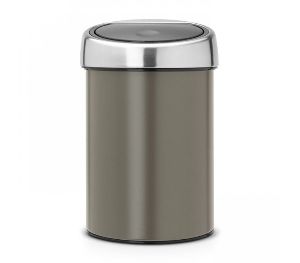 

Мусорный бак Brabantia Touch Bin 3л Платиновый, 52416-06