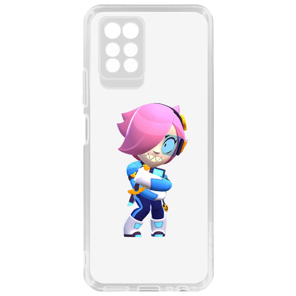 

Чехол-накладка Brawl Stars-Колетт Навигатор для Infinix Note 10 Pro, Прозрачный