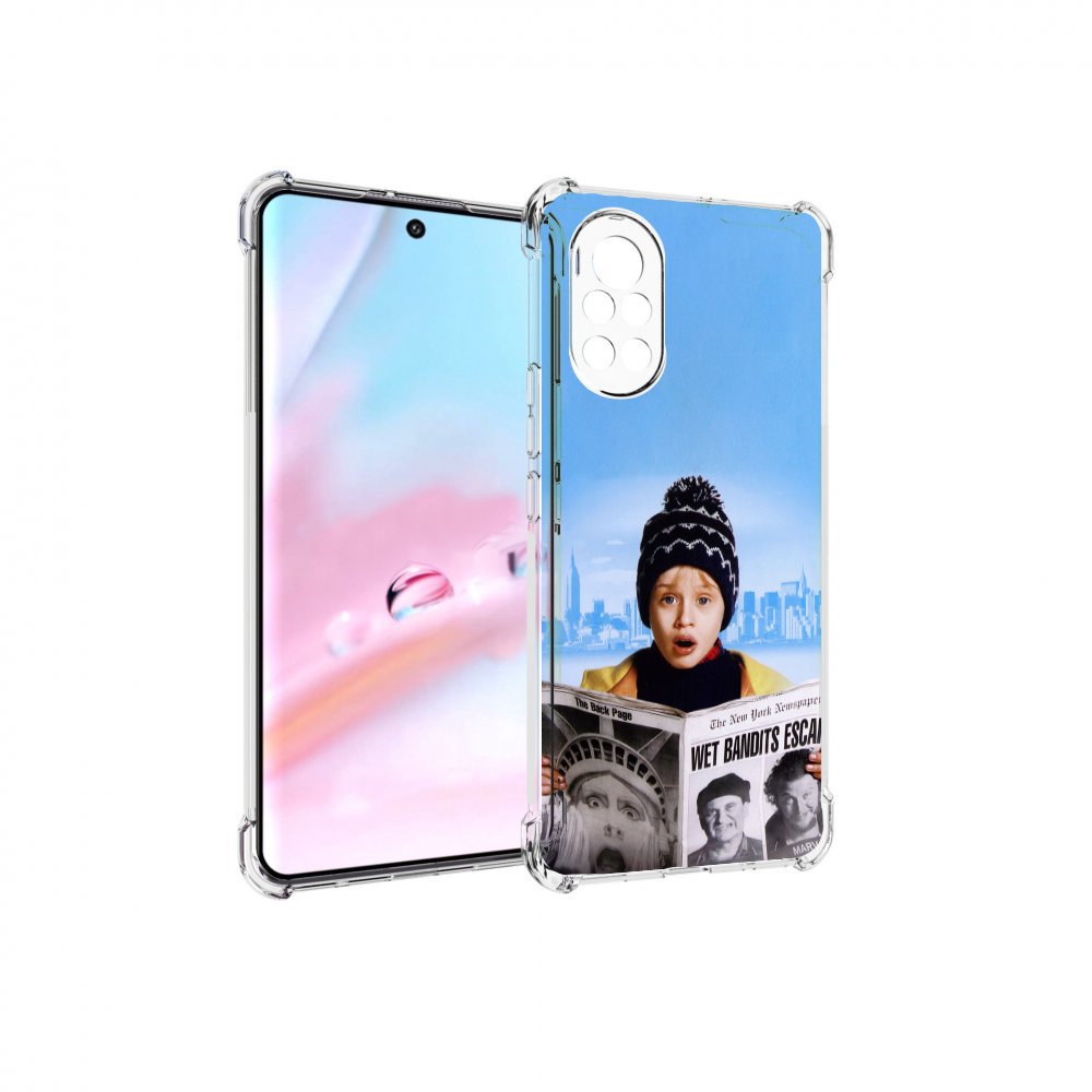 

Чехол MyPads один-дома-детский для Huawei Nova 8 (ANG-LX1), Прозрачный, Tocco