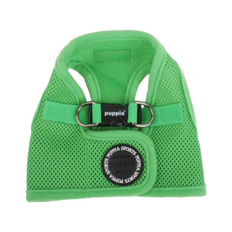 Шлейка для собак Puppia Soft Vest, зеленая, полиэстер, размер XXL