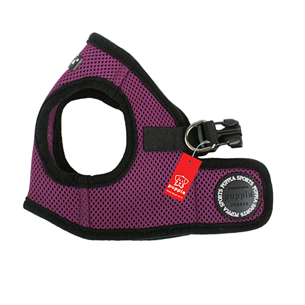 Шлейка для собак Puppia Soft Vest, фиолетовая, полиэстер, размер XL