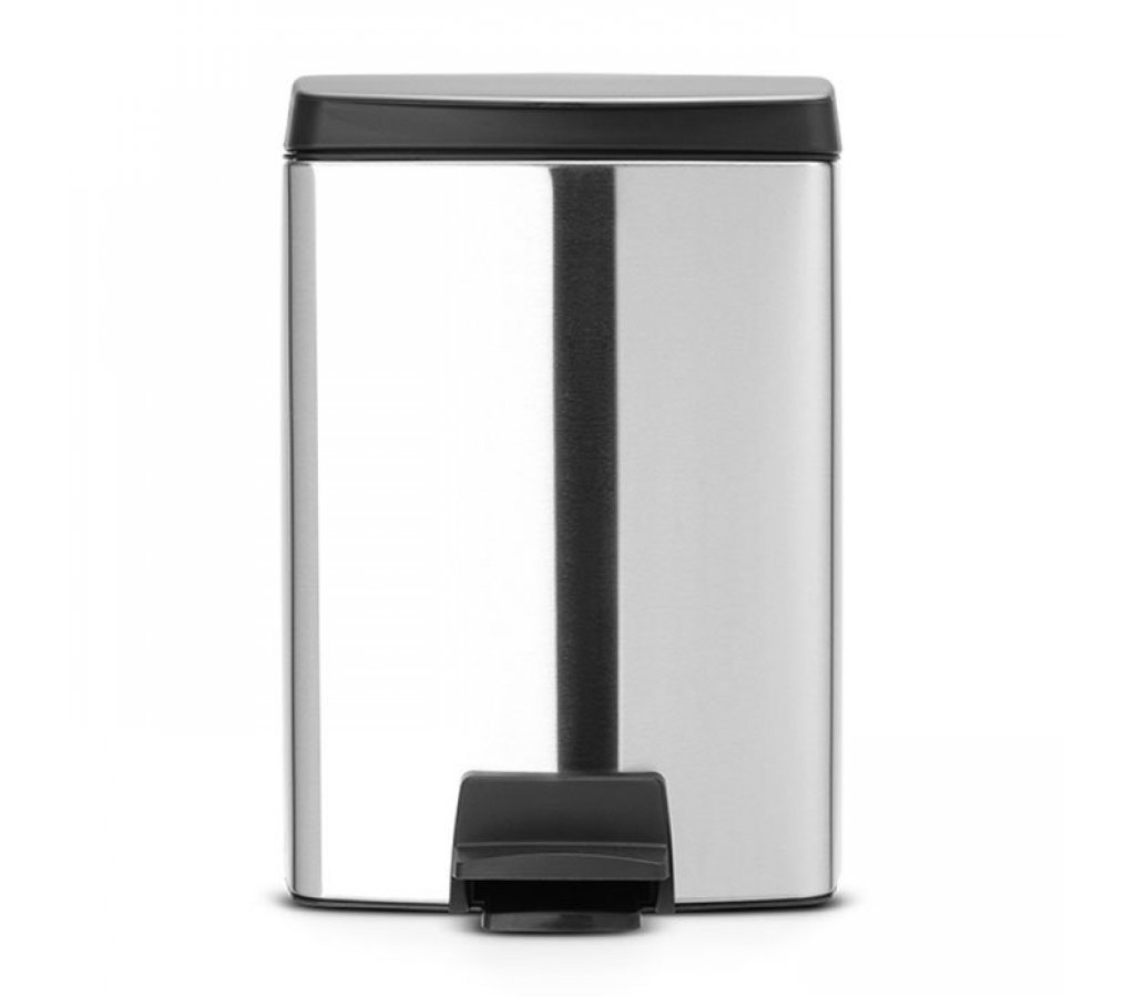 

Прямоугольный мусорный бак Brabantia 10л стальной матовый FPP, 52471-06