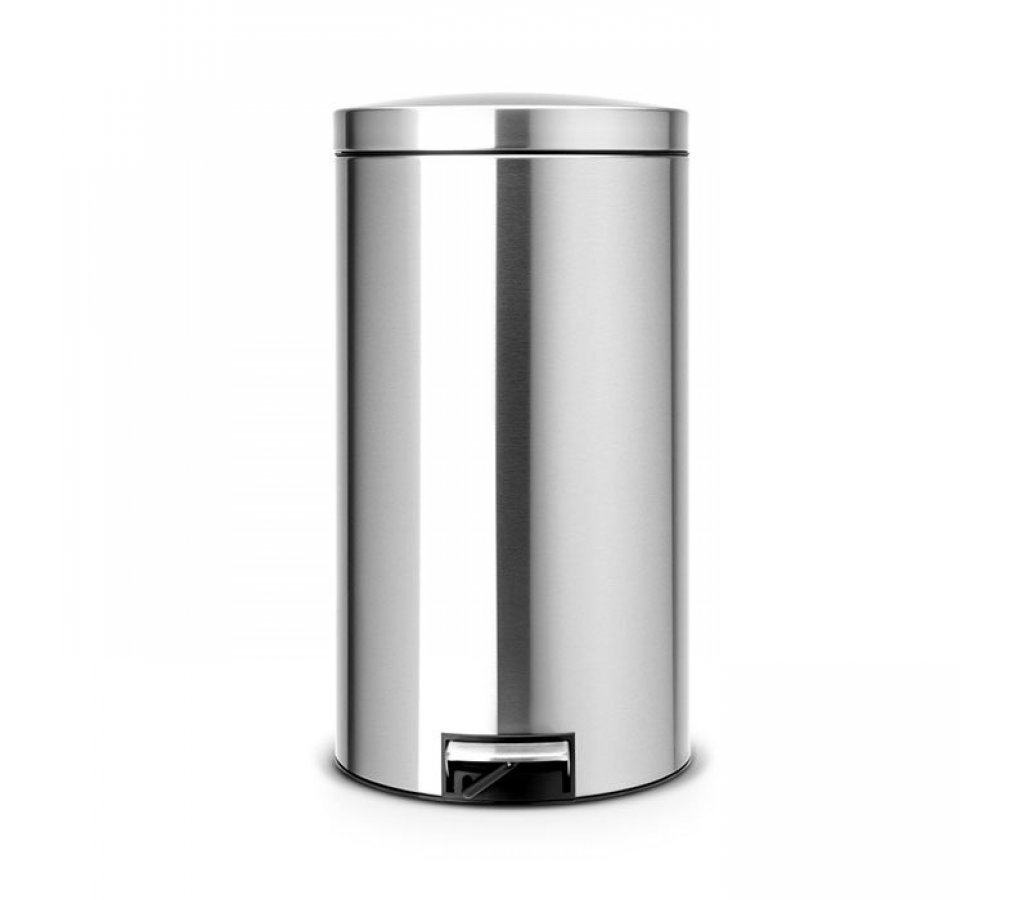 

Мусорный бак Brabantia с педалью двухсекционный 2х20л, 52503-06