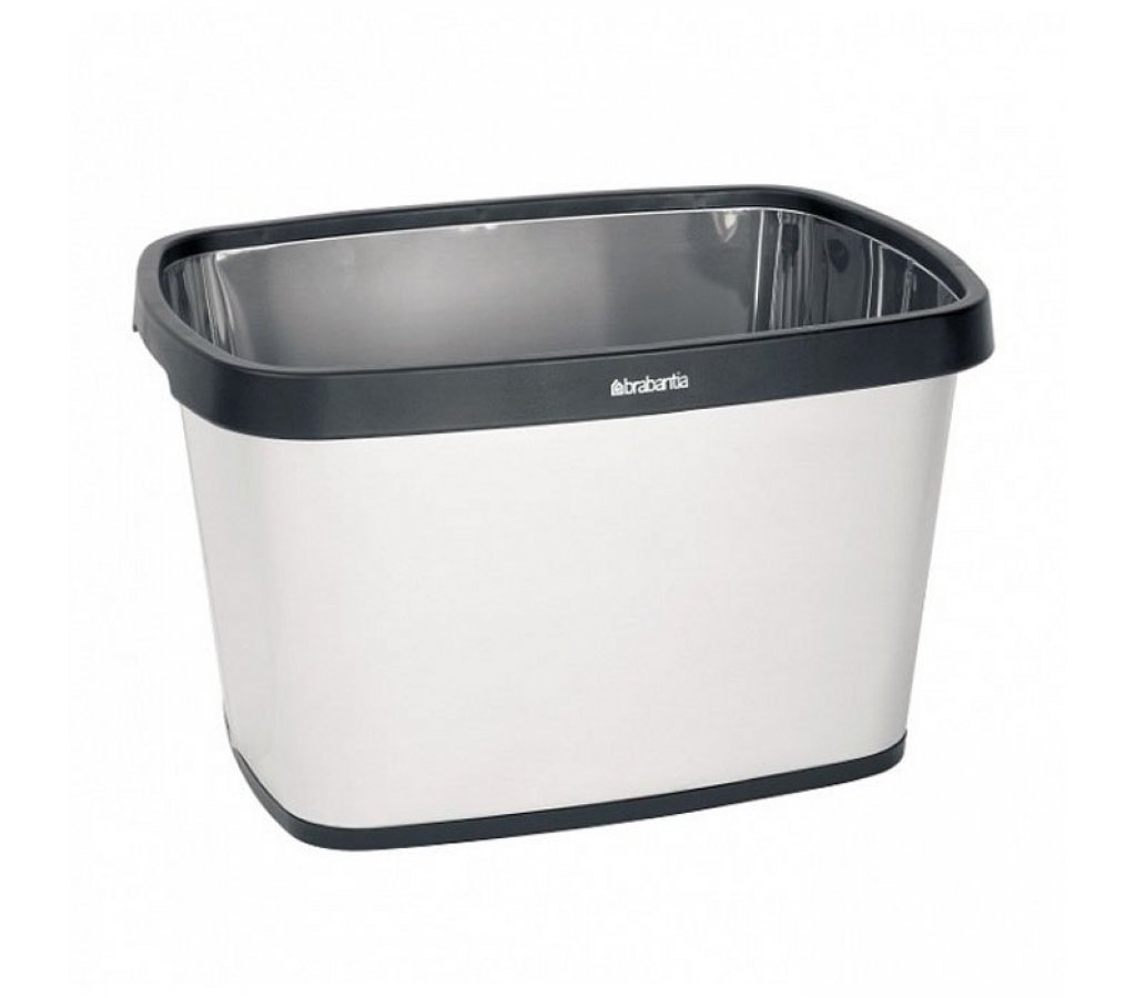 

Контейнер для макулатуры Brabantia 10 л стальной полированный, 52510-06