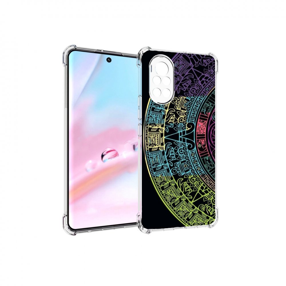 

Чехол MyPads орнамент полукруга для Huawei Nova 8 (ANG-LX1), Прозрачный, Tocco