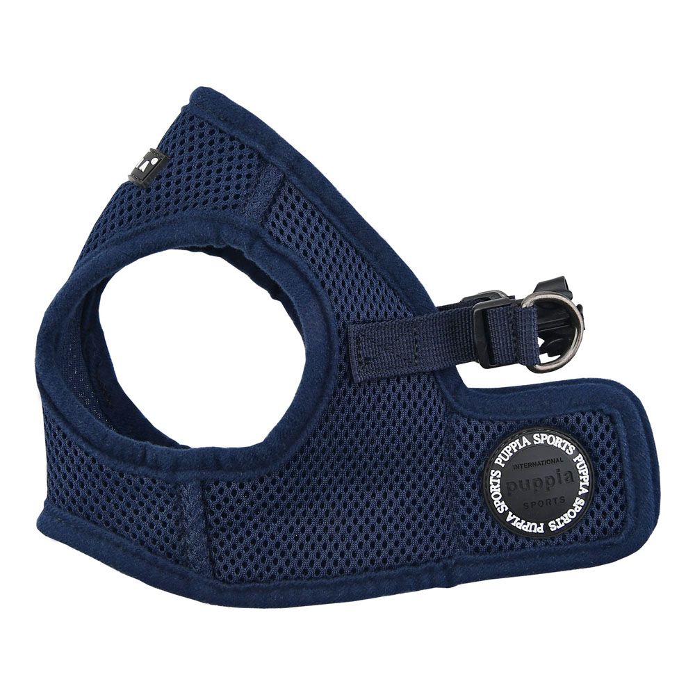 Шлейка для собак Puppia Soft Vest, синяя, полиэстер, размер XS