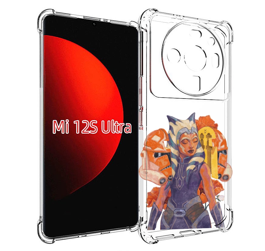 

Чехол MyPads тогрута-асока-тано для Xiaomi 12S Ultra, Прозрачный, Tocco