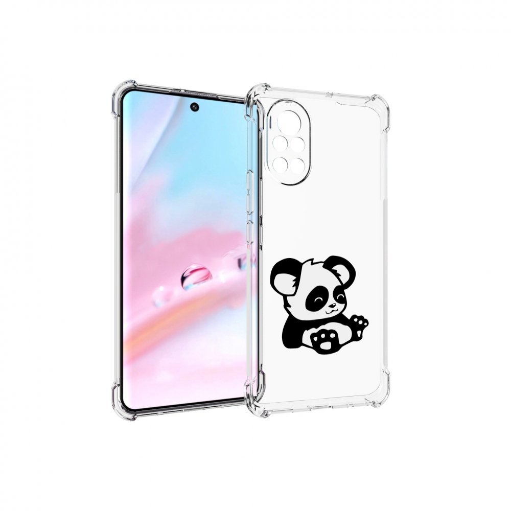 

Чехол MyPads панда-детеныш детский для Huawei Nova 8 (ANG-LX1), Прозрачный, Tocco