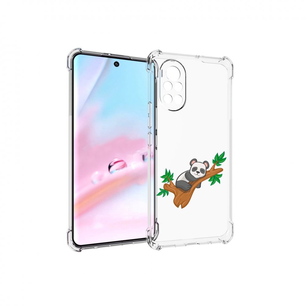 

Чехол MyPads панда-на-деревце для Huawei Nova 8 (ANG-LX1), Прозрачный, Tocco