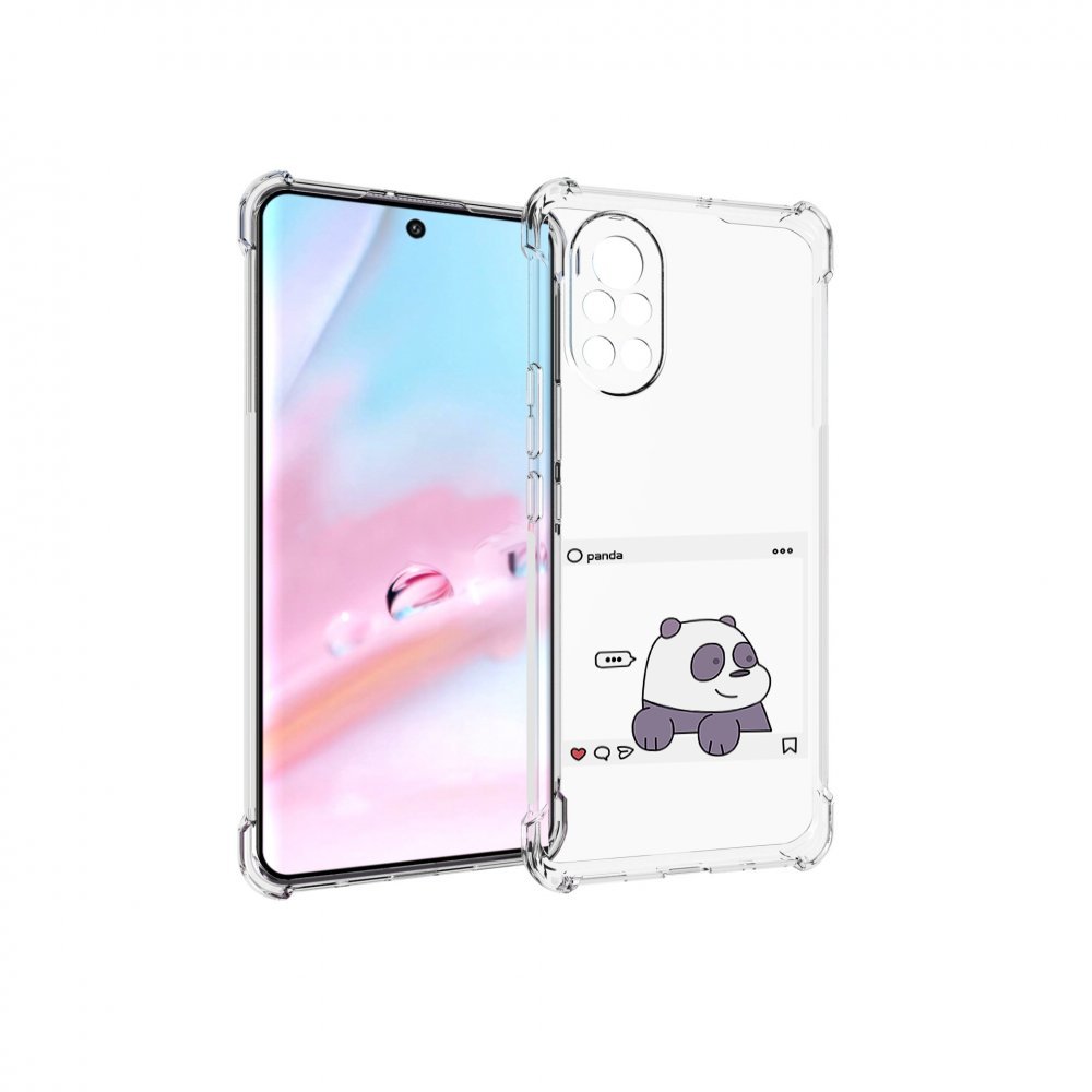 

Чехол MyPads пандочка-фотка для Huawei Nova 8 (ANG-LX1), Прозрачный, Tocco