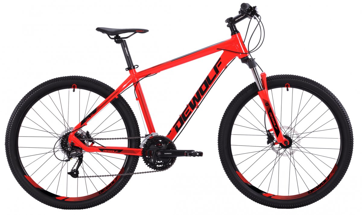 

Велосипед DEWOLF TRX 30 - 20" - 21г. (ярко-красный-черный), TRX 30