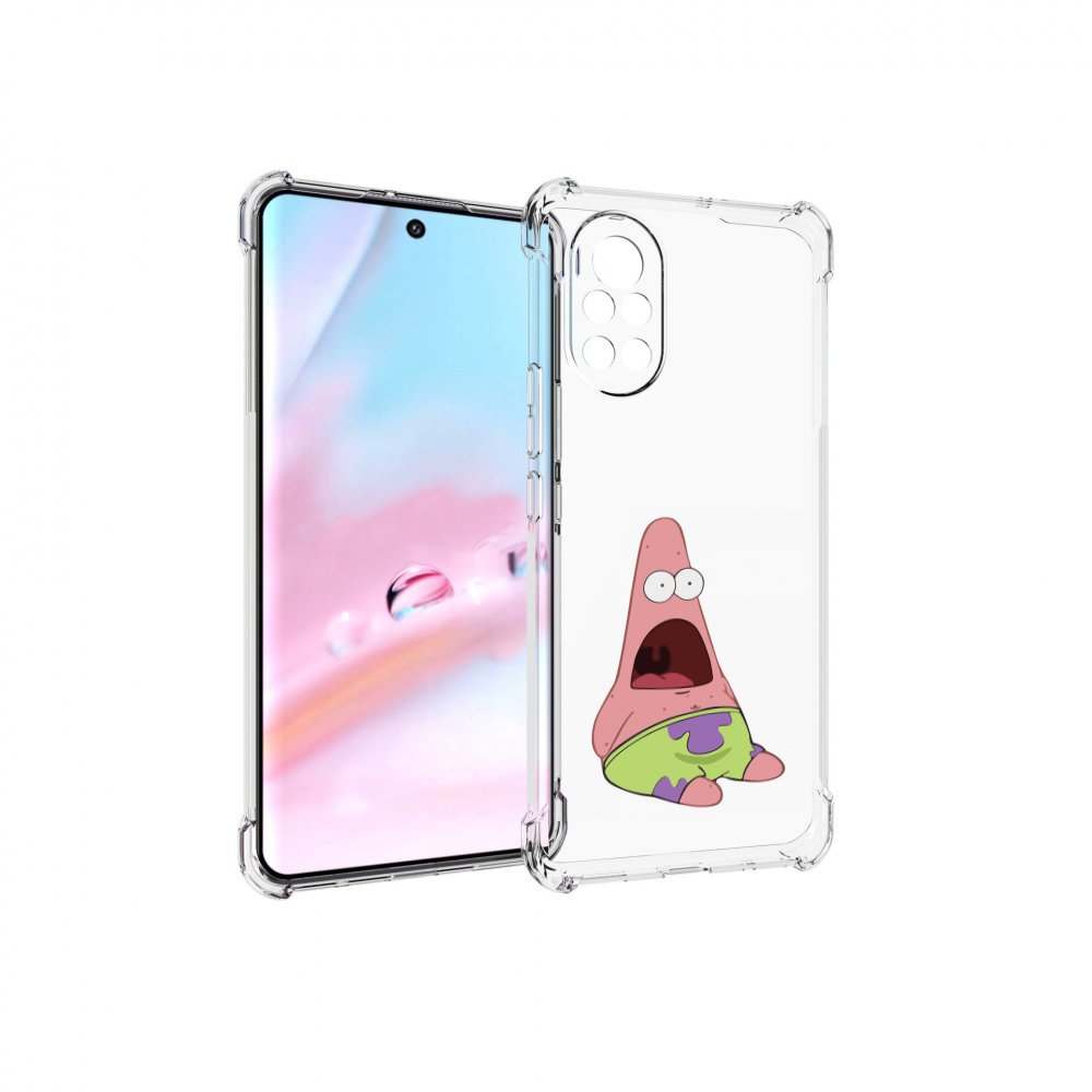 

Чехол MyPads патрик-в-шоке детский для Huawei Nova 8 (ANG-LX1), Прозрачный, Tocco