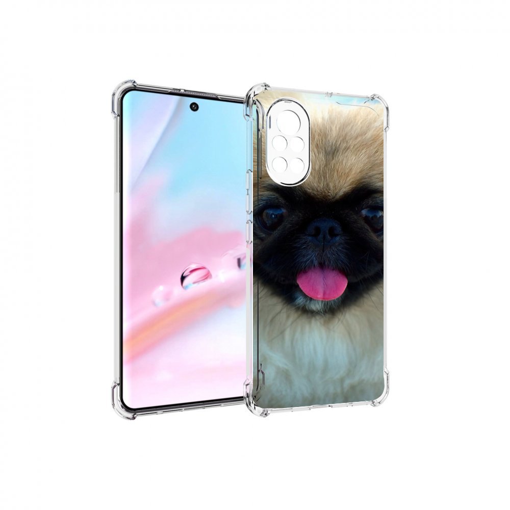 

Чехол MyPads пекинез для Huawei Nova 8 (ANG-LX1), Прозрачный, Tocco
