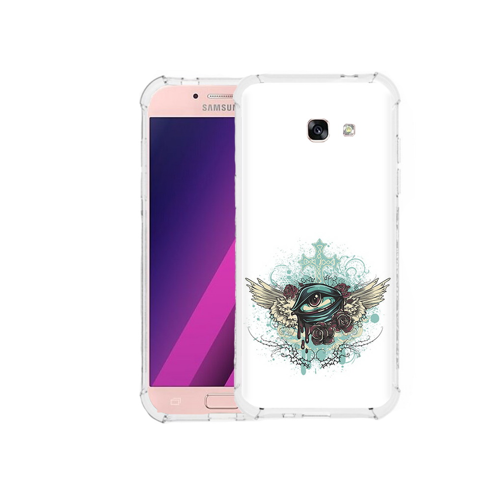

Чехол MyPads Tocco для Samsung Galaxy A5 плачущий глаз с крыльями (PT51293.578.544), Прозрачный, Tocco