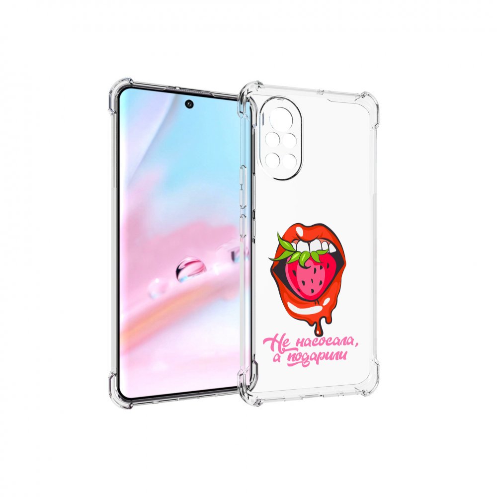 

Чехол MyPads подарили для Huawei Nova 8 (ANG-LX1), Прозрачный, Tocco