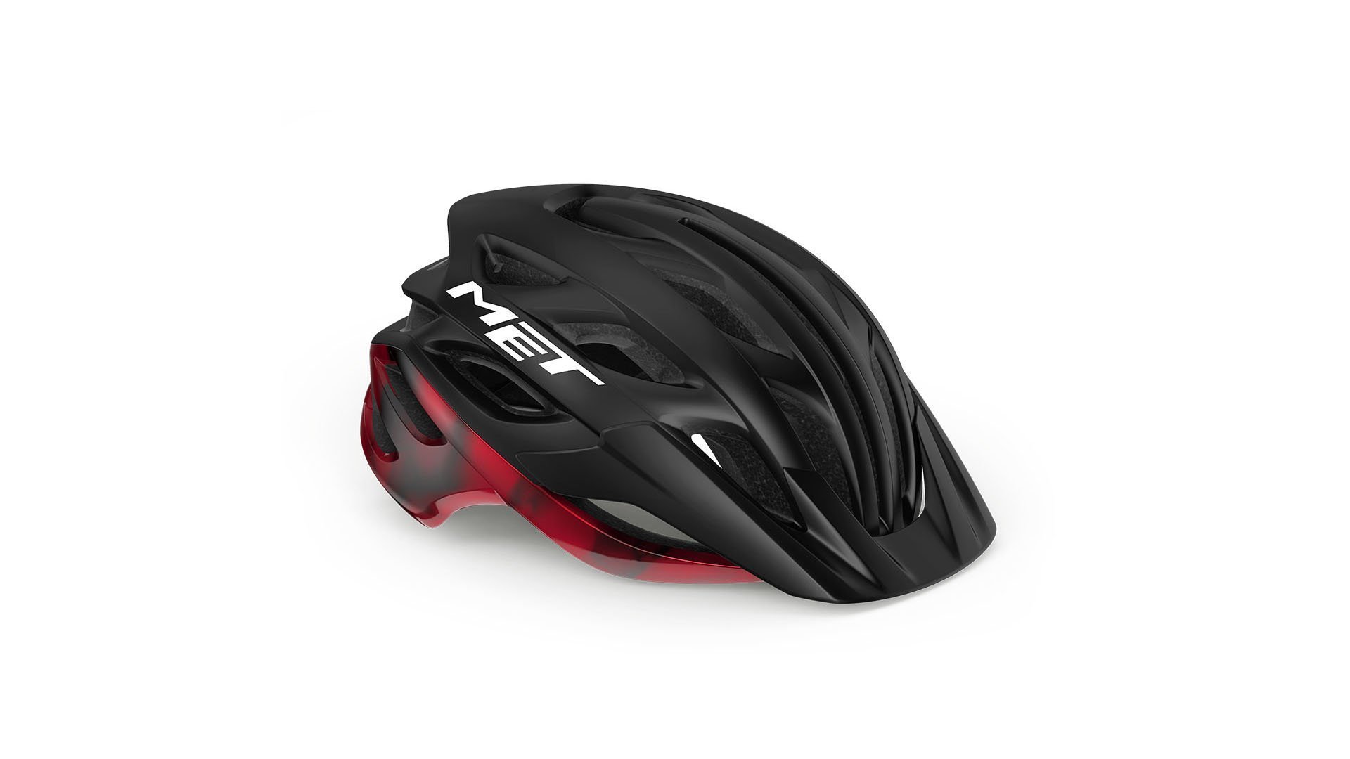 

Велошлем Met Veleno, Black/Red, M, 2024 (3HM138CE00MNR1), Красный;черный, Veleno