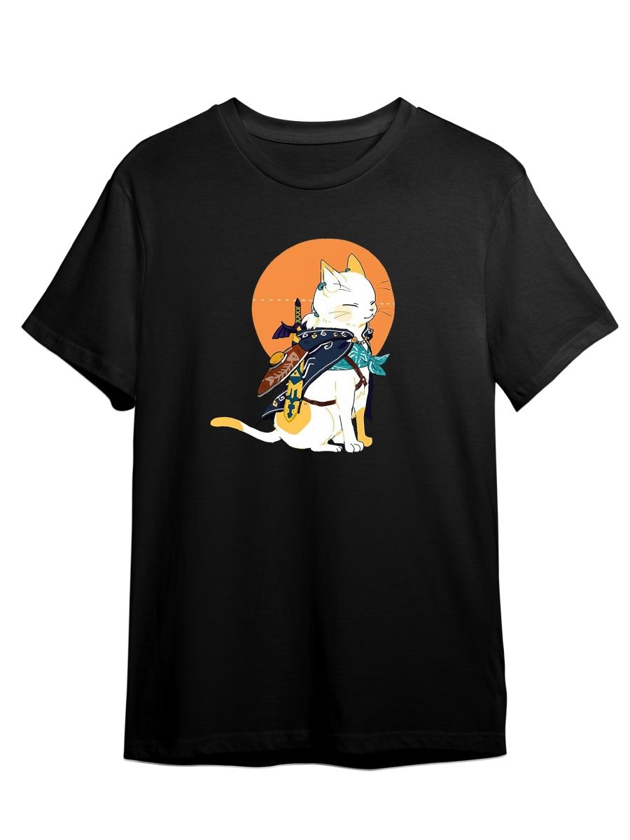 

Футболка унисекс Каждому Своё Азия/Япония/Кот/Cat STAZ9 черная L, Черный, "Азия/Япония/Кот/Cat" STAZ9