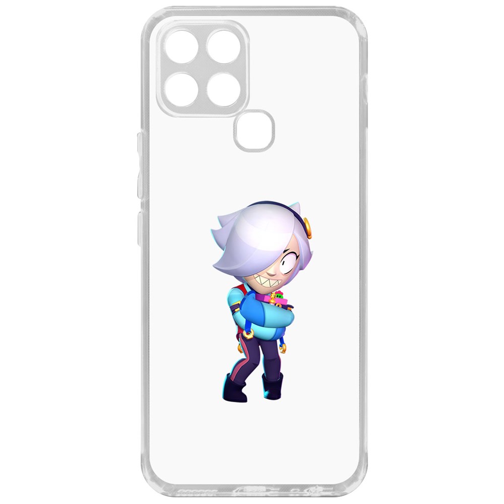 

Чехол-накладка Brawl Stars-Колетт для Infinix Smart 6, Прозрачный