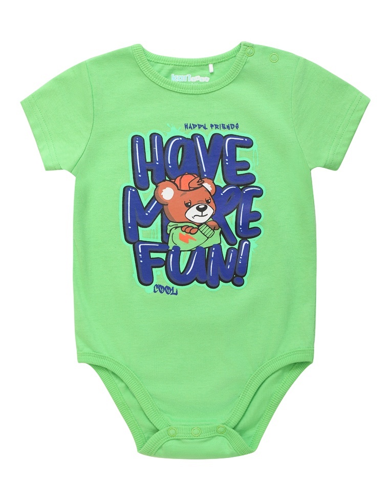 

Боди детское Kari Baby SS24B08600709, светло-зеленый, 62, 228847