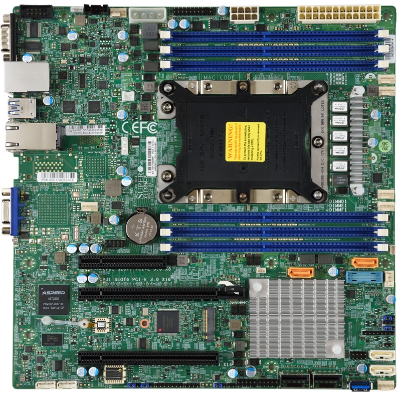 

Материнская плата Supermicro X11SPM-F (MBD-X11SPM-F-B), X11SPM-F