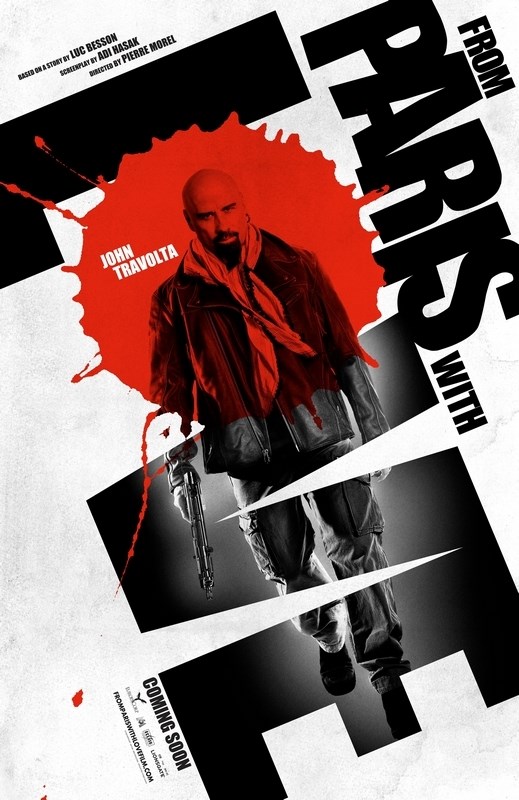 

Постер к фильму "Из Парижа с любовью" (From Paris with Love) A3