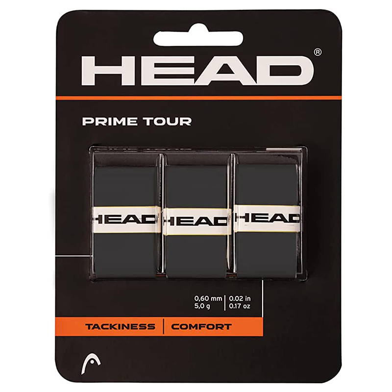 фото Обмотка для ручки ракетки head overgrip prime tour x3 285621-bk, black