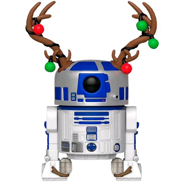 фото Коллекционная фигурка funko pop! bobble: star wars: holiday: r2d2 w/antlers