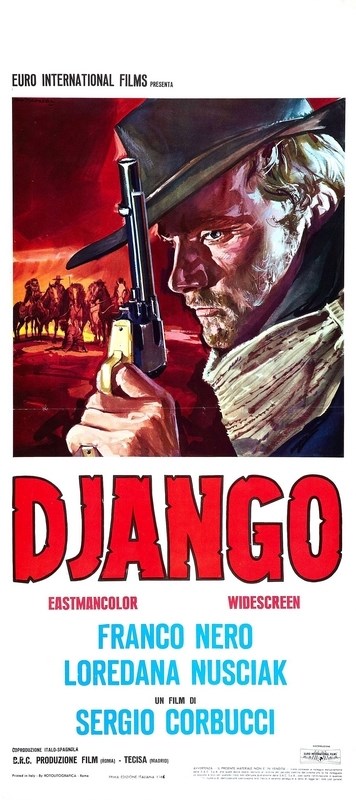 

Постер к фильму "Джанго" (Django) Оригинальный 33x71,1 см