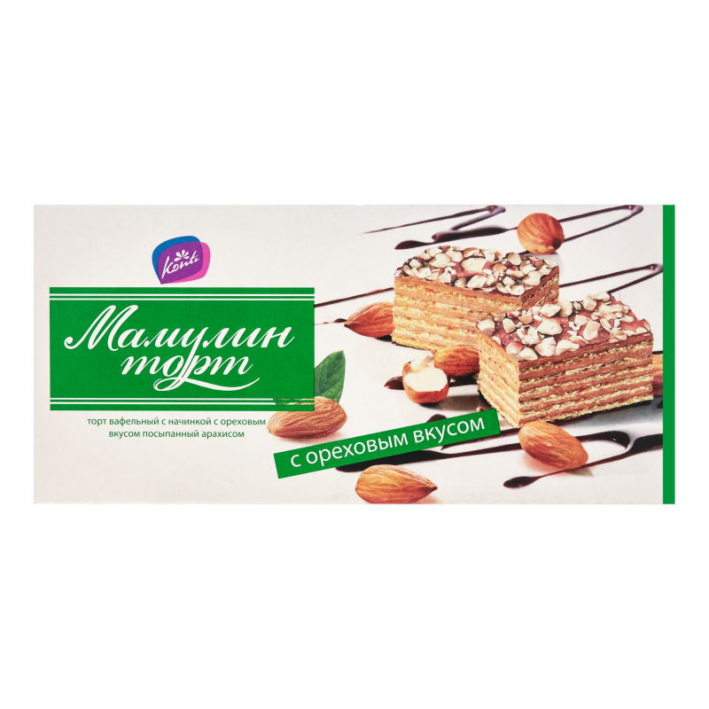 

Торт Konti Мамулин вафельный с молочно-ореховым вкусом 230 г