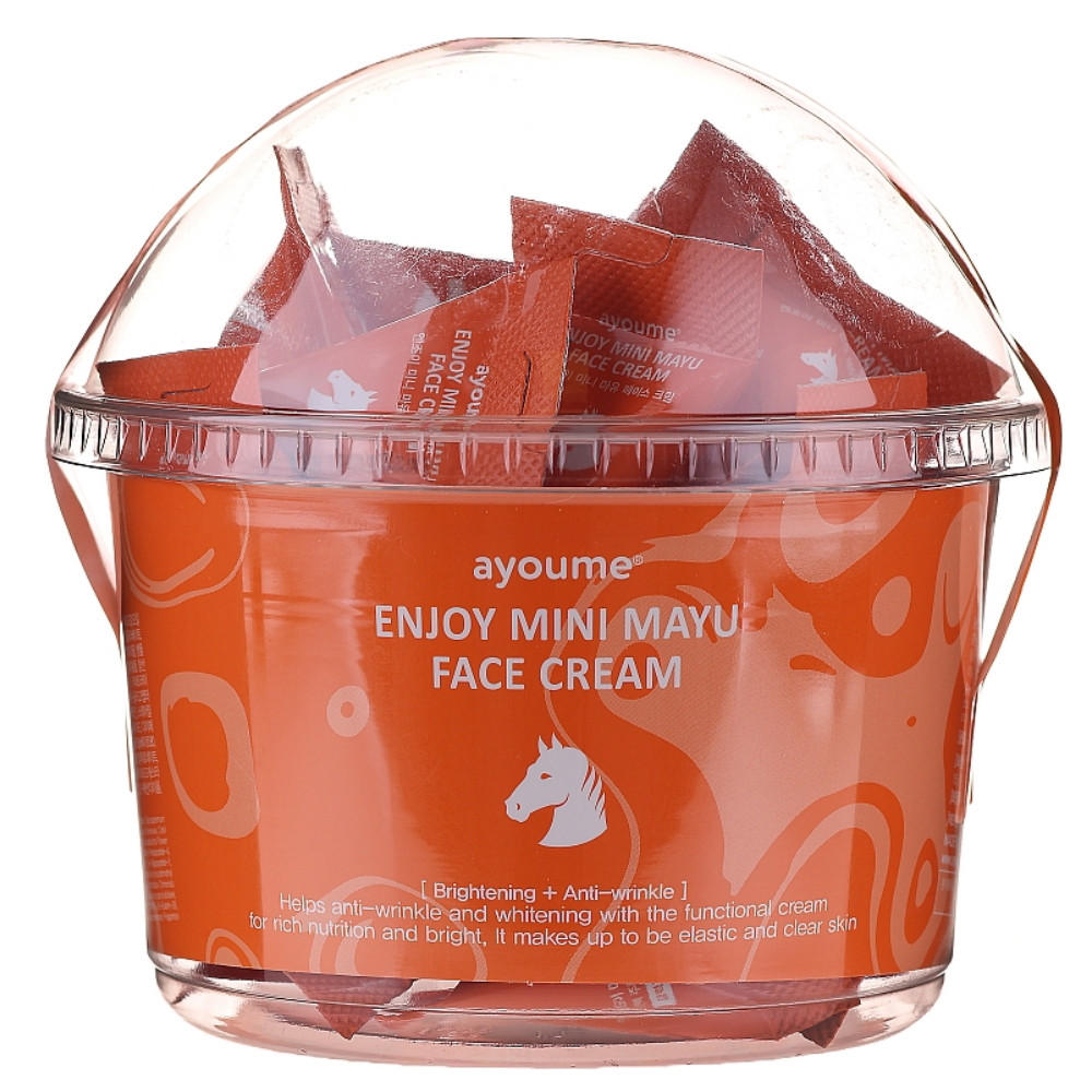 Крем для лица AYOUME Enjoy Mini Mayu Face Cream (30 шт*3 гр) сухой корм для собак premier dog turkey adult mini свежее мясо индейки 3кг