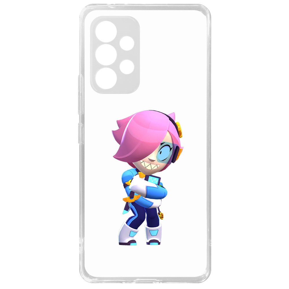 

Чехол-накладка Brawl Stars-Колетт Навигатор для Samsung Galaxy A53 (A536), Прозрачный