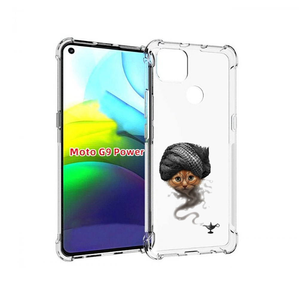 

Чехол MyPads кот джин для Motorola Moto G9 Power, Прозрачный, Tocco