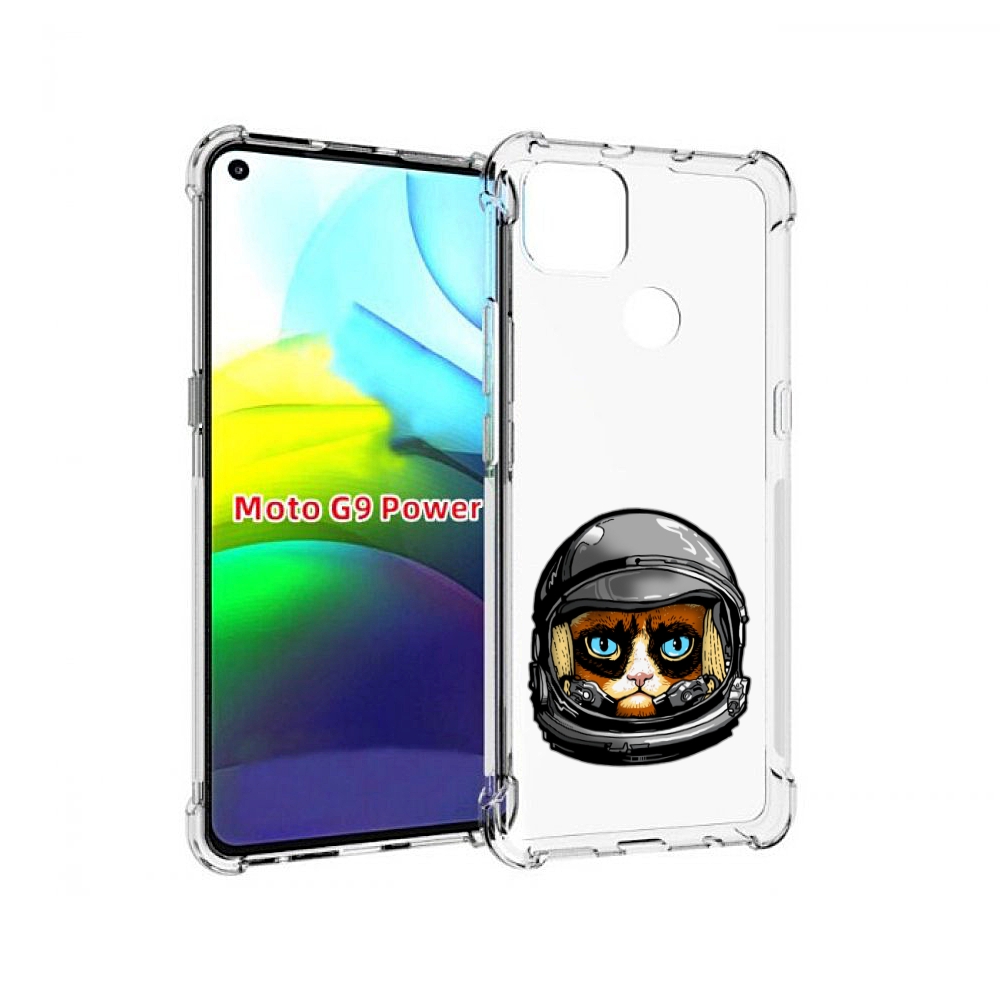 

Чехол MyPads кот космонавт для Motorola Moto G9 Power, Прозрачный, Tocco