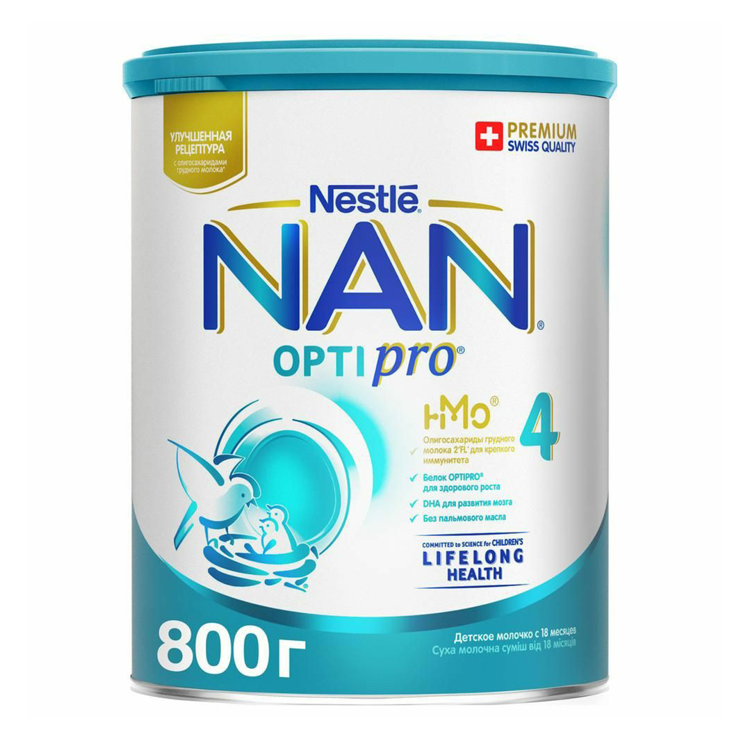 

Смесь NAN 4 Optipro молочная с 18 месяцев 800 г