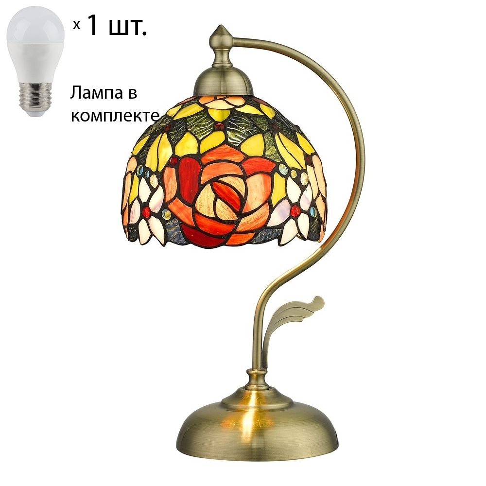 

Настольная лампа с лампочкой Velante 828-804-01+Lamps E27 P45