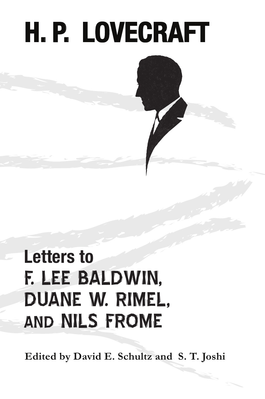 

Letters to F. Lee Baldwin, Duane W. Rimel, and Nils Frome