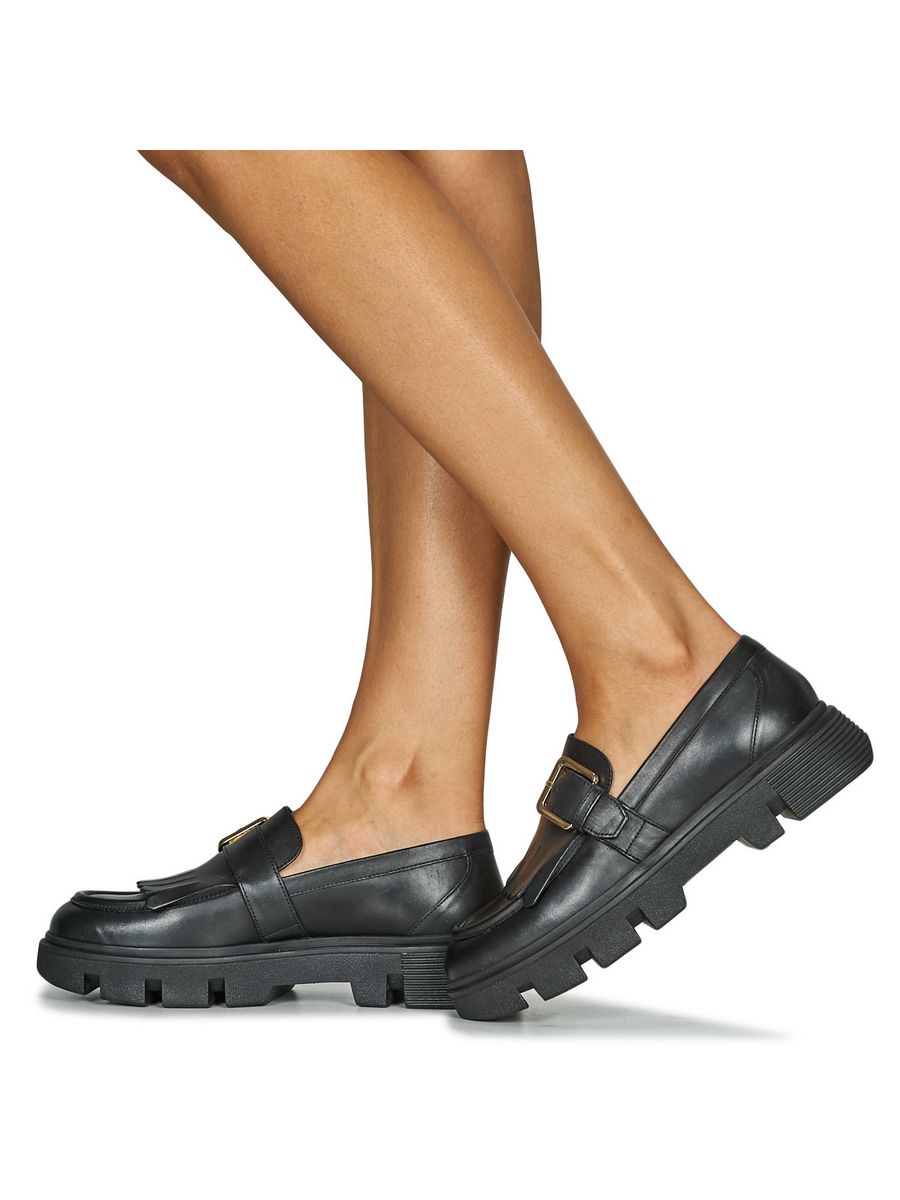 

Лоферы женские GEOX 25585081 черные 36 EU, Черный, 25585081