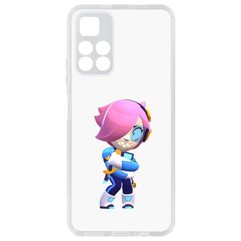 

Чехол-накладка Brawl Stars-Колетт Навигатор для Xiaomi Redmi Note 11T 5G, Прозрачный
