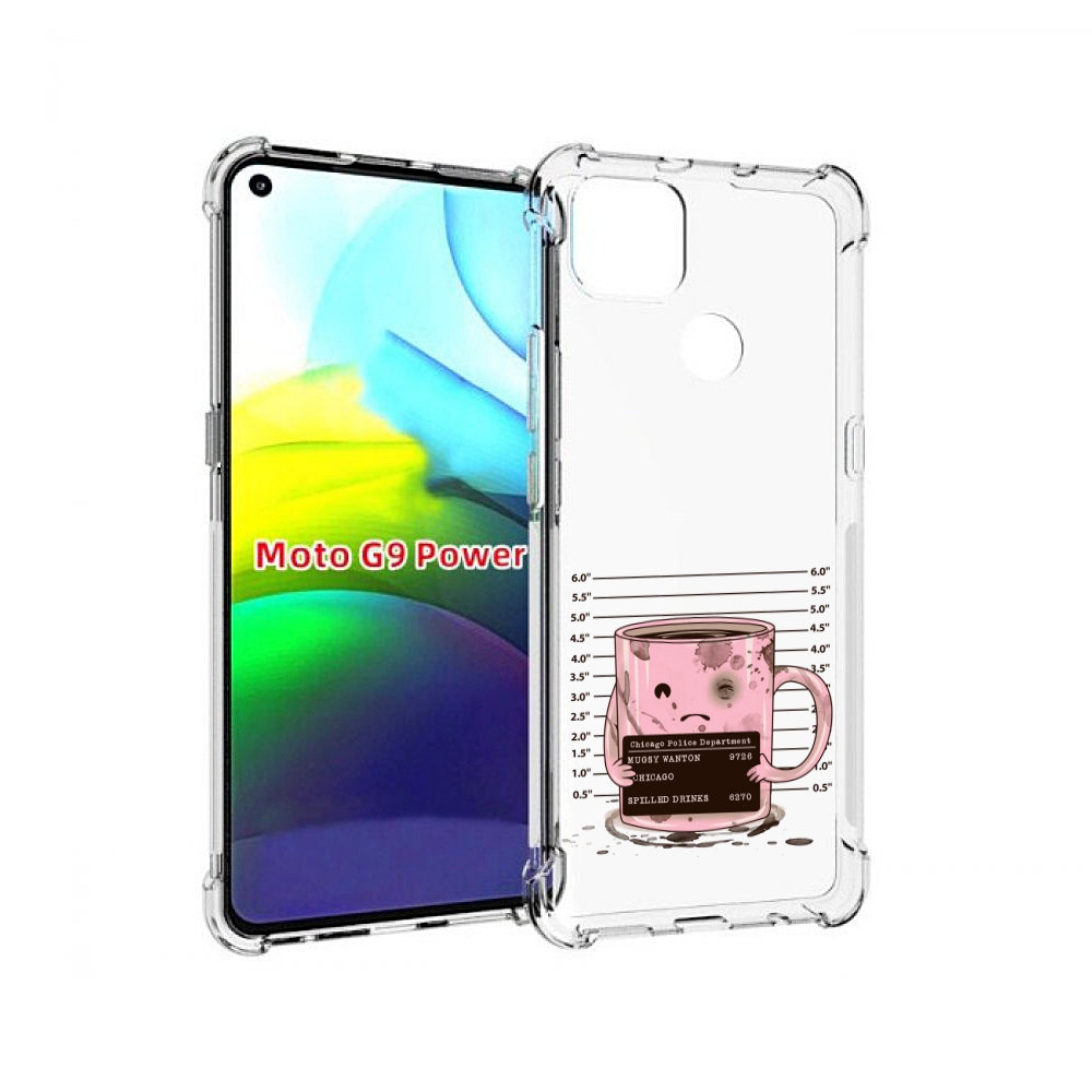 

Чехол MyPads кружка для Motorola Moto G9 Power, Прозрачный, Tocco