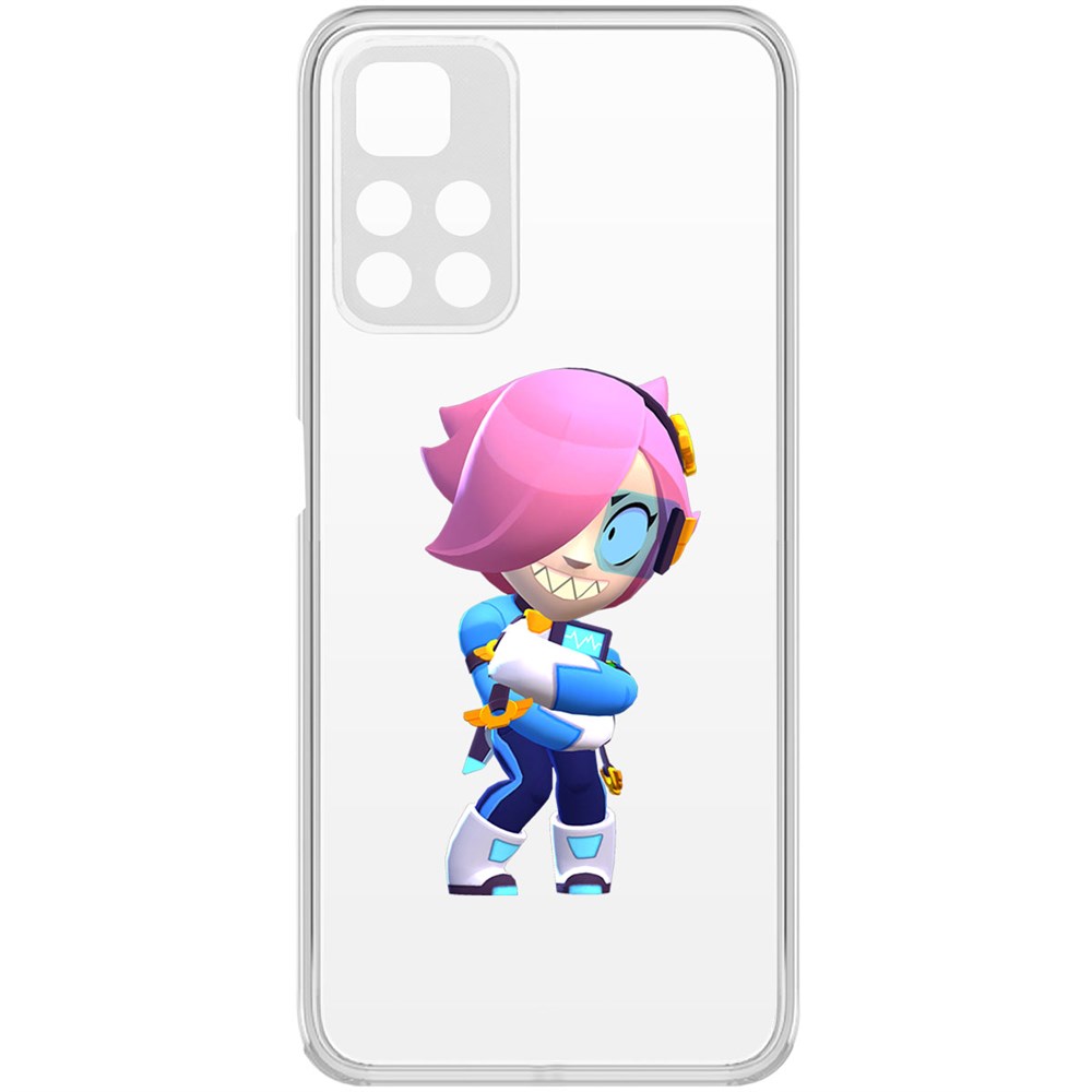 

Чехол-накладка Brawl Stars-Колетт Навигатор для Poco M4 Pro 5G, Прозрачный