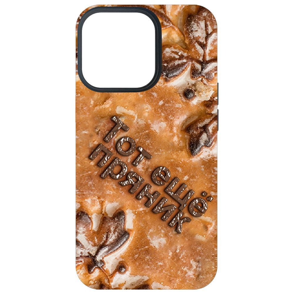 

Чехол-накладка Krutoff Soft Case Пряник для iPhone 13 Pro, Черный