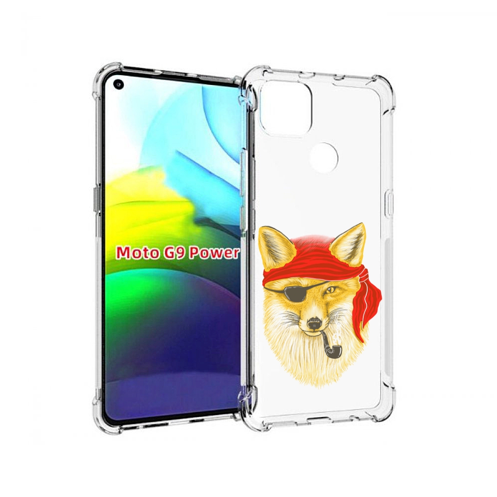 

Чехол MyPads лиса-пират для Motorola Moto G9 Power, Прозрачный, Tocco
