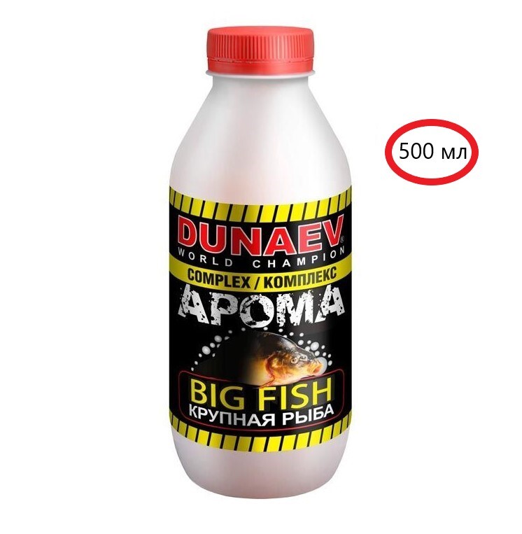 

Ароматизатор Dunaev АРОМА-КОМПЛЕКС 0.5л BIG FISH, Желтый, Арома-комплекс