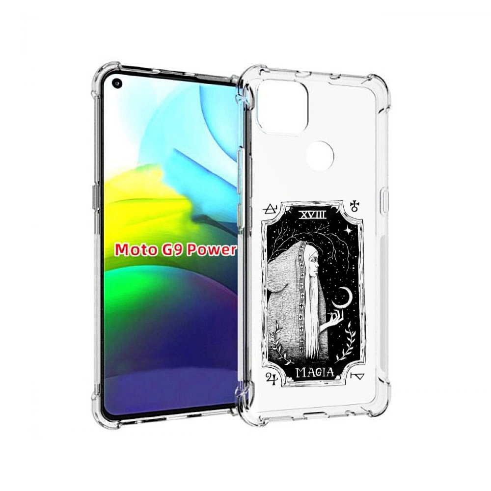 

Чехол MyPads лунная магия для Motorola Moto G9 Power, Прозрачный, Tocco