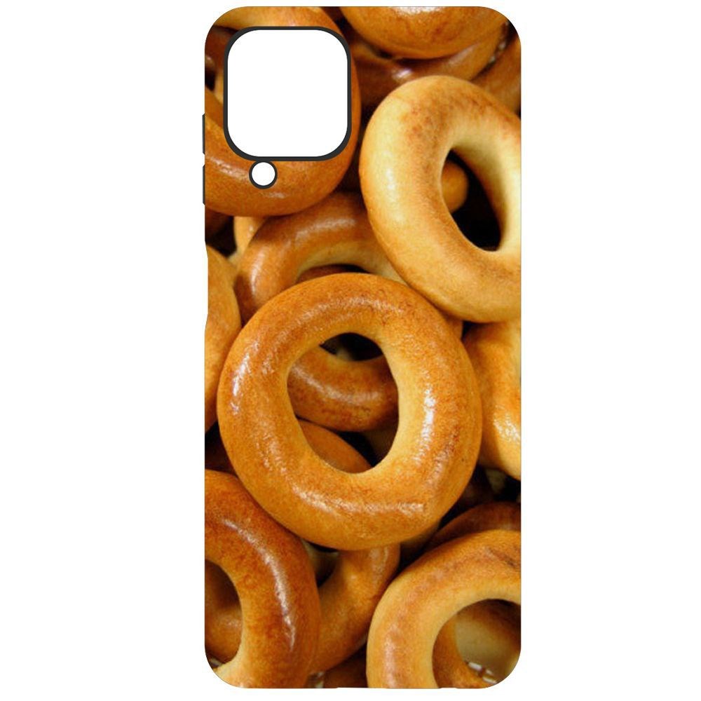 

Чехол-накладка Krutoff Soft Case Сушки для Samsung Galaxy A22/M22 (A225/M225), Черный