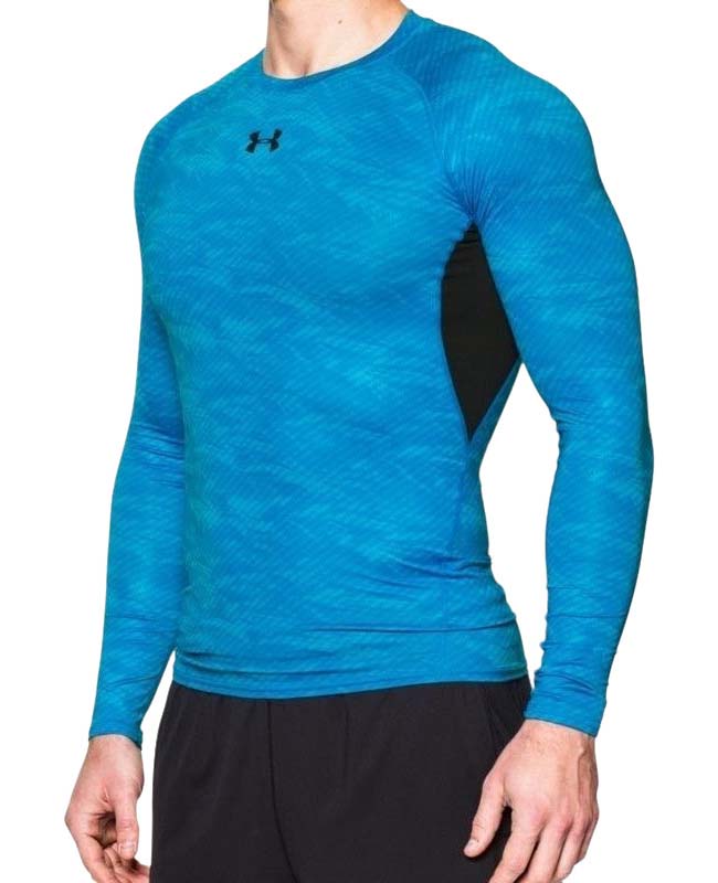 

Лонгслив мужской Under Armour 1258896 синий SM, 1258896