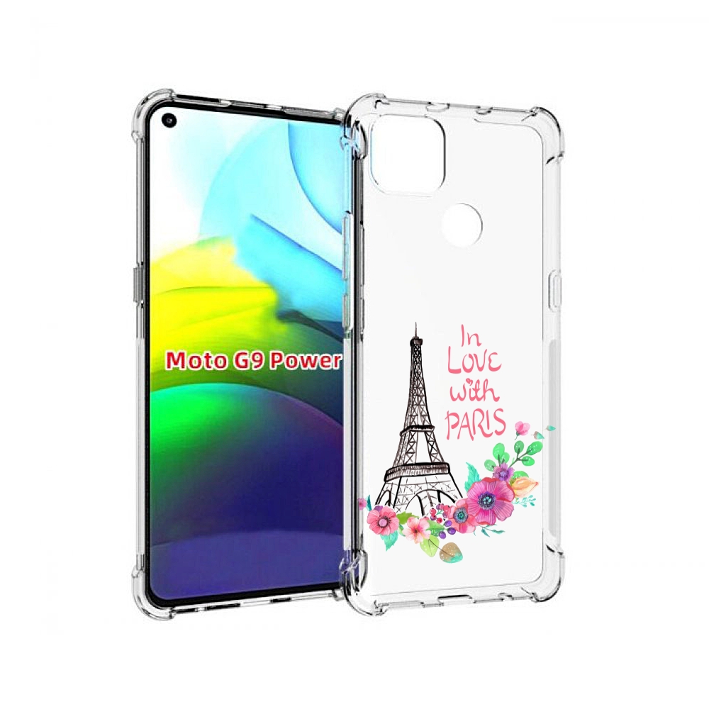 

Чехол MyPads любимый париж для Motorola Moto G9 Power, Прозрачный, Tocco