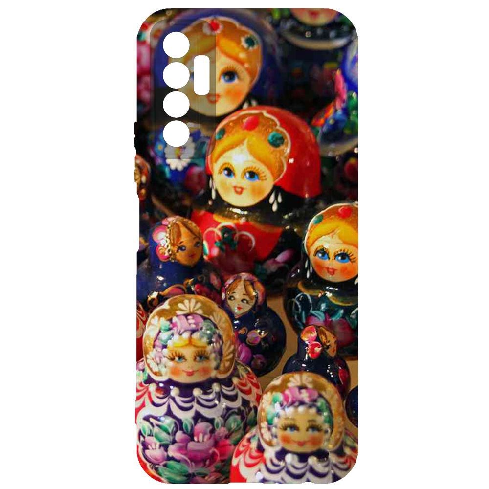 

Чехол-накладка Krutoff Soft Case Матрешка для Tecno Camon 17P