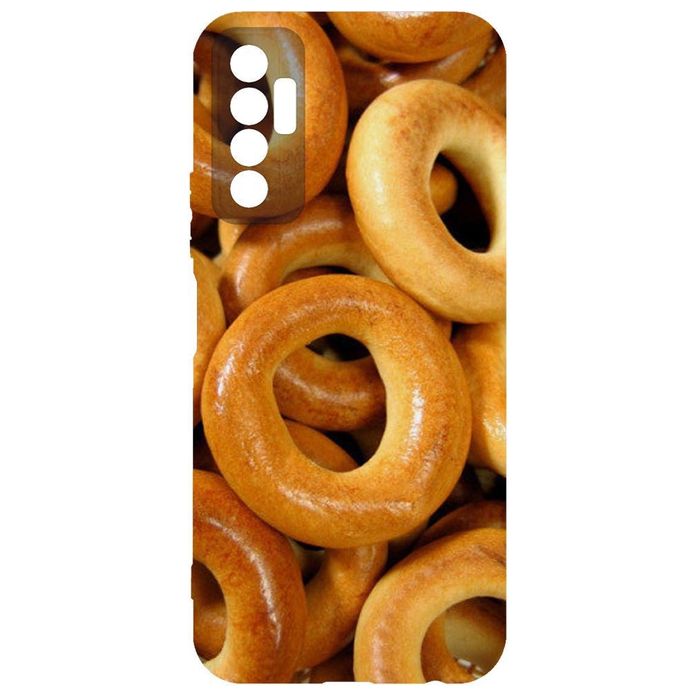 

Чехол-накладка Krutoff Soft Case Сушки для Tecno Camon 17P